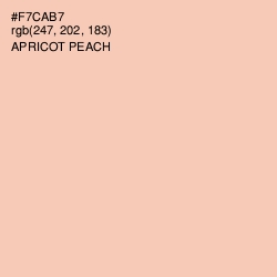 #F7CAB7 - Apricot Peach Color Image